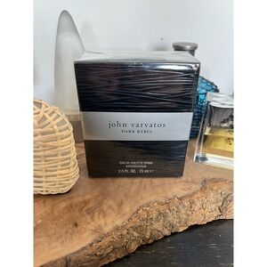 New Sealed JOHN VARVATOS DARK REBEL Eau De Toilette Spray 2.5 FL OZ EDT Cologne